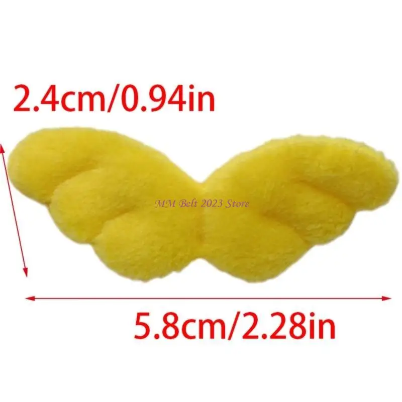 49ME Creative Wing Fabric Wing Adornments Craft Clothes Sewing Supply Hair Clip - Image 6