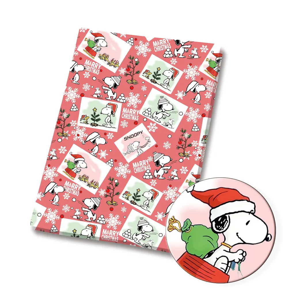 TAKARA TOMY Snoopy fabric140x50CM Cartoon Polyester cotton fabric Patchwork Tissue Kid Home Textile Sewing Doll Dress Curtain - view 6