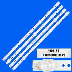 LED Backlight strip  For TCL 49'' TV 49D3000 49s6500 49HR330M07A0 V3 4C-LB4907-HR01J 49A260 49A261 49S2 JL.D49071330-365AS-M_V03