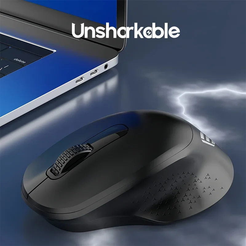 

UNSHARKABLE M702 Беспроводная сверхтихая мышь Click 24 месяца Портативная батарея Компактный мультисценарный для ПК Mac Ноутбук Офис Дом