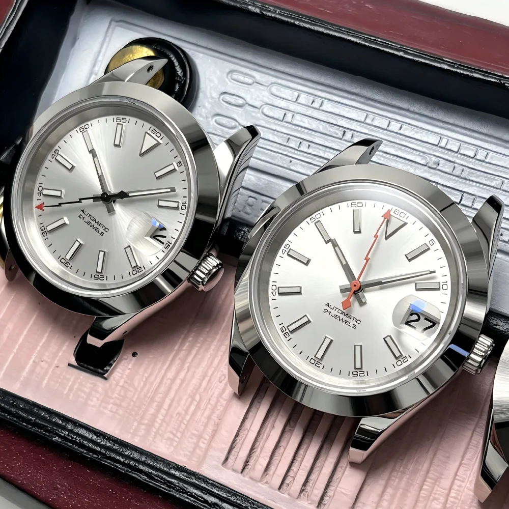 36mm/39mm Water-Resistant Automatic Mechanical Watch with Sapphire Glass, New Model with Green Hands, Equipped with Chinese NH35 view 4