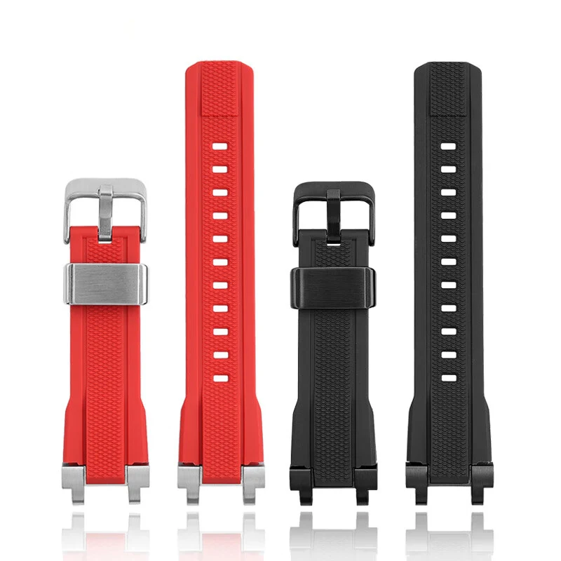 Per Casio G-SHOCK serie MTG-B1000 G1000 cinturino in silicone resina orologio da uomo catena cinturino orologio rosso cinturino di ricambio