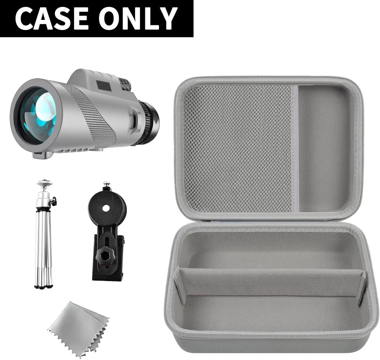 （Case only) Monocular Telescope Case Compatible with Gosky 12x55/ for Eullsi/for PhysioPhyx 80x100/ for Pankoo 12x50