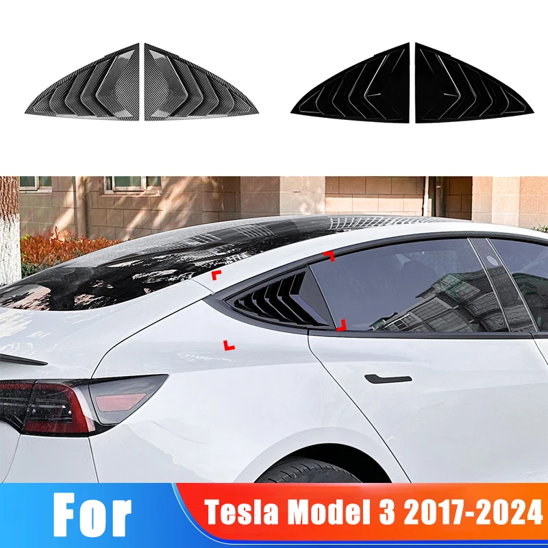

Для Tesla Model 3 2017-2024 2018 2019 2020 2021, спойлер заднего окна автомобиля, автомобильные наклейки, украшения, модификация, аксессуары