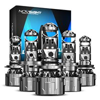 NOVSIGHT A500 N94 RHD H4 LED Headlight For Car H7 LED H11 9005 9006 6500K 22000LM 120W 9-32V LED Auto Headlamp Fog Light Bulbs