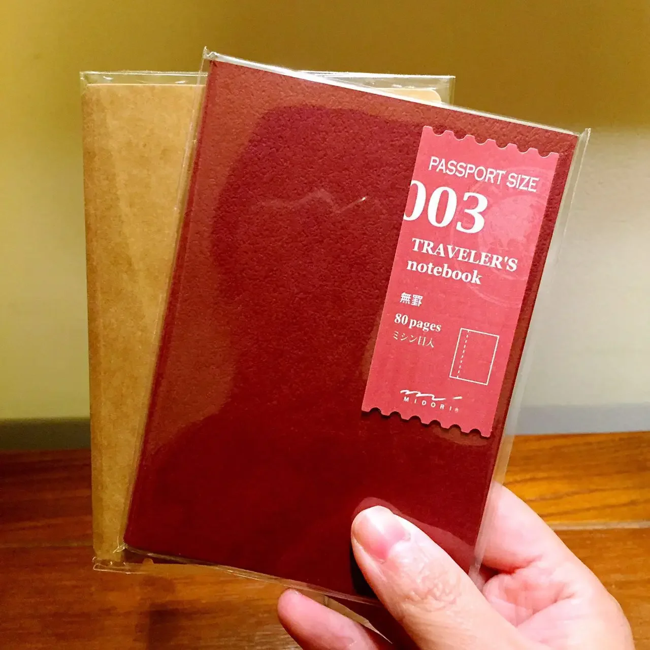 MIDORI  travelers traveler's notebook passport version accessories inserts inner page Sticker - view 4