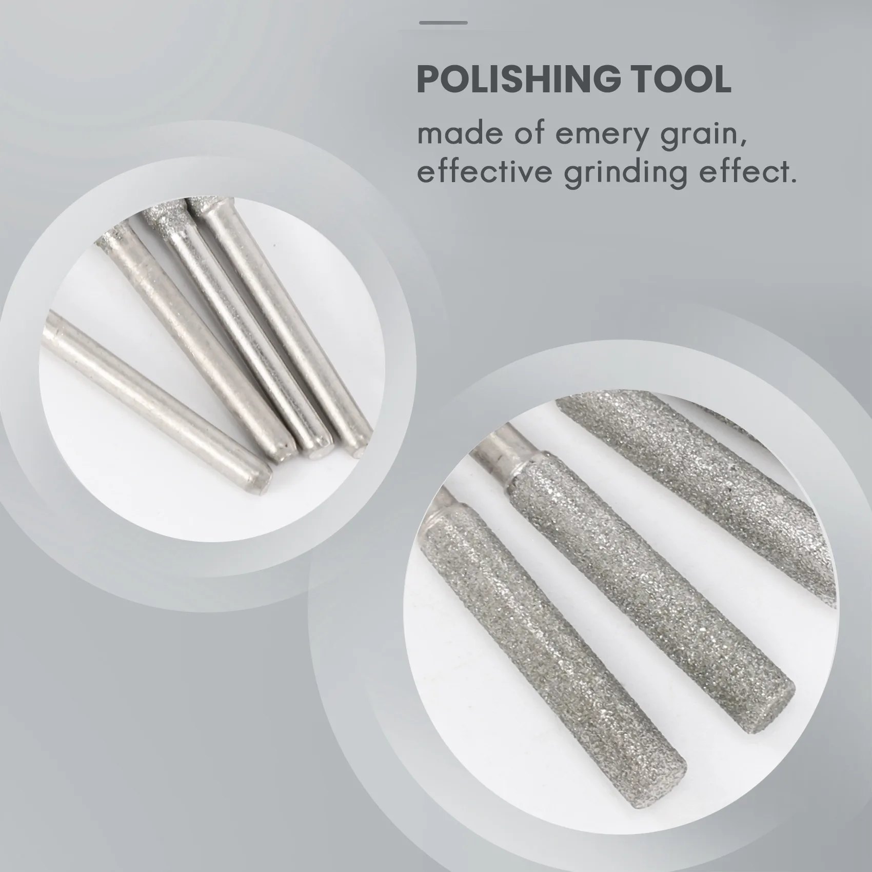 A78I 30 Pieces Chainsaw Sharpener Stone Burr Grinding Stone File, Polishing Grinding Tool Grinding Bits, 5/32 Inch/ 4 mm