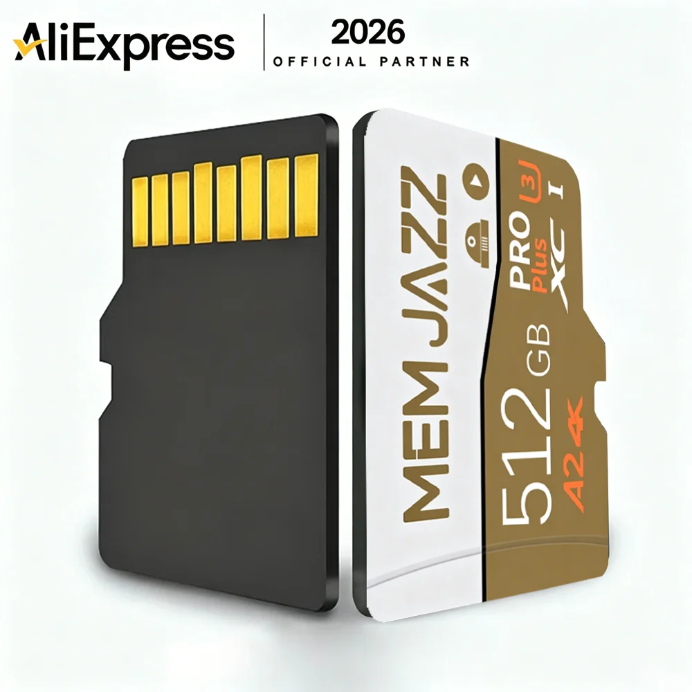 Micro TF SD Card 128GB 256GB 512GB U3 V30 A2 High-Speed Memory Card for Car Dash Cam Truck DVR Video Recording Loop Top Quality