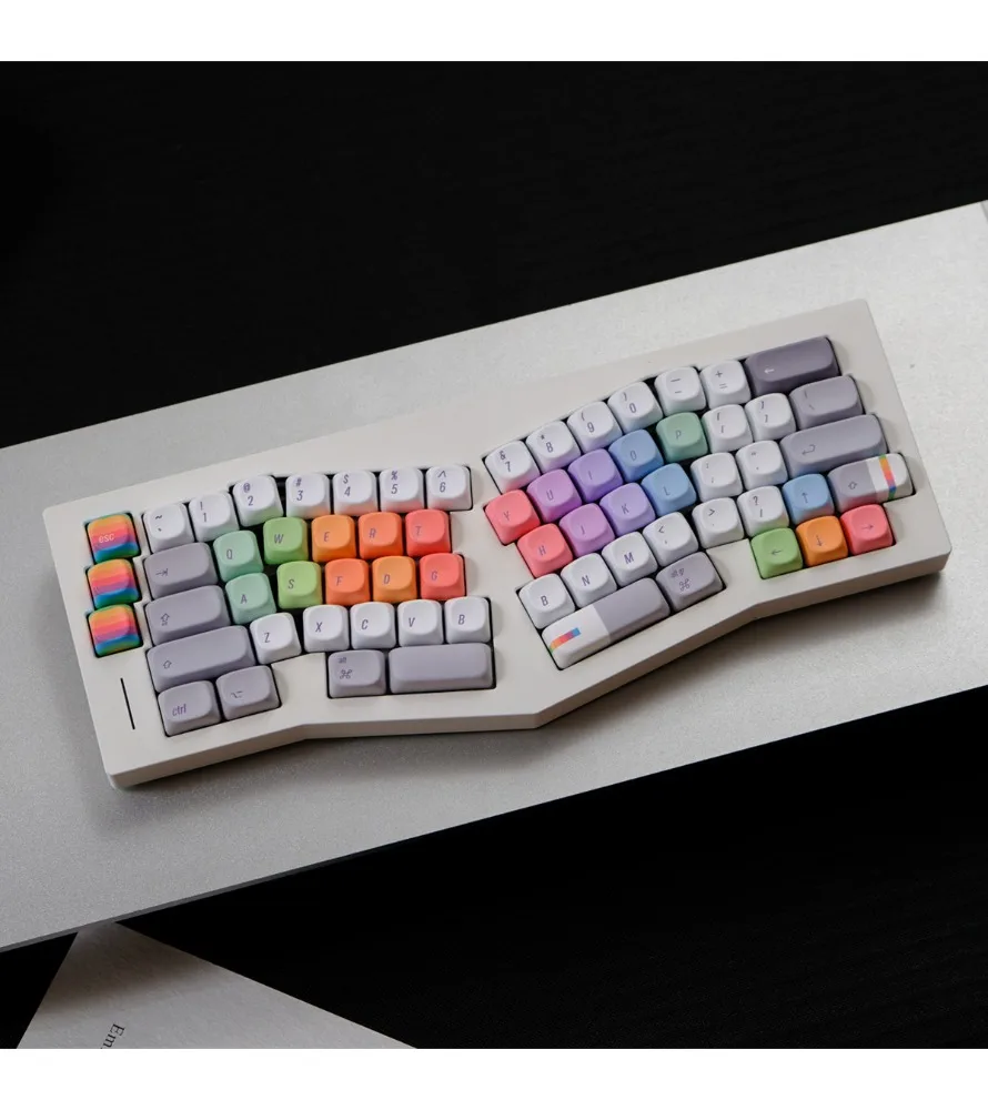 Механические кейкапы для клавиатуры Wooting Rainbow Programmer, PBTXOA, с сублимационной печатью, высокая степень персонализации