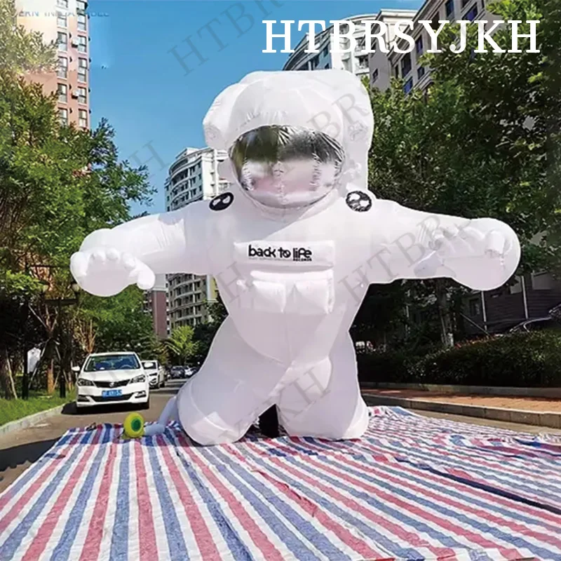 

Inflatable astronaut, crew Giant astronaut, with white LED lights, decorated outdoor display props