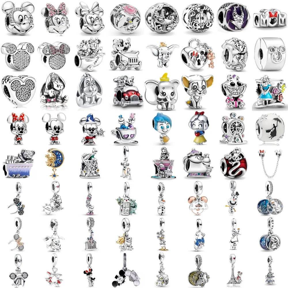 

Европейский хит продаж, серебро 925 пробы, мышь, слон, утка, кулон из бисера, подходит для оригинального браслета, изысканные ювелирные изделия своими руками