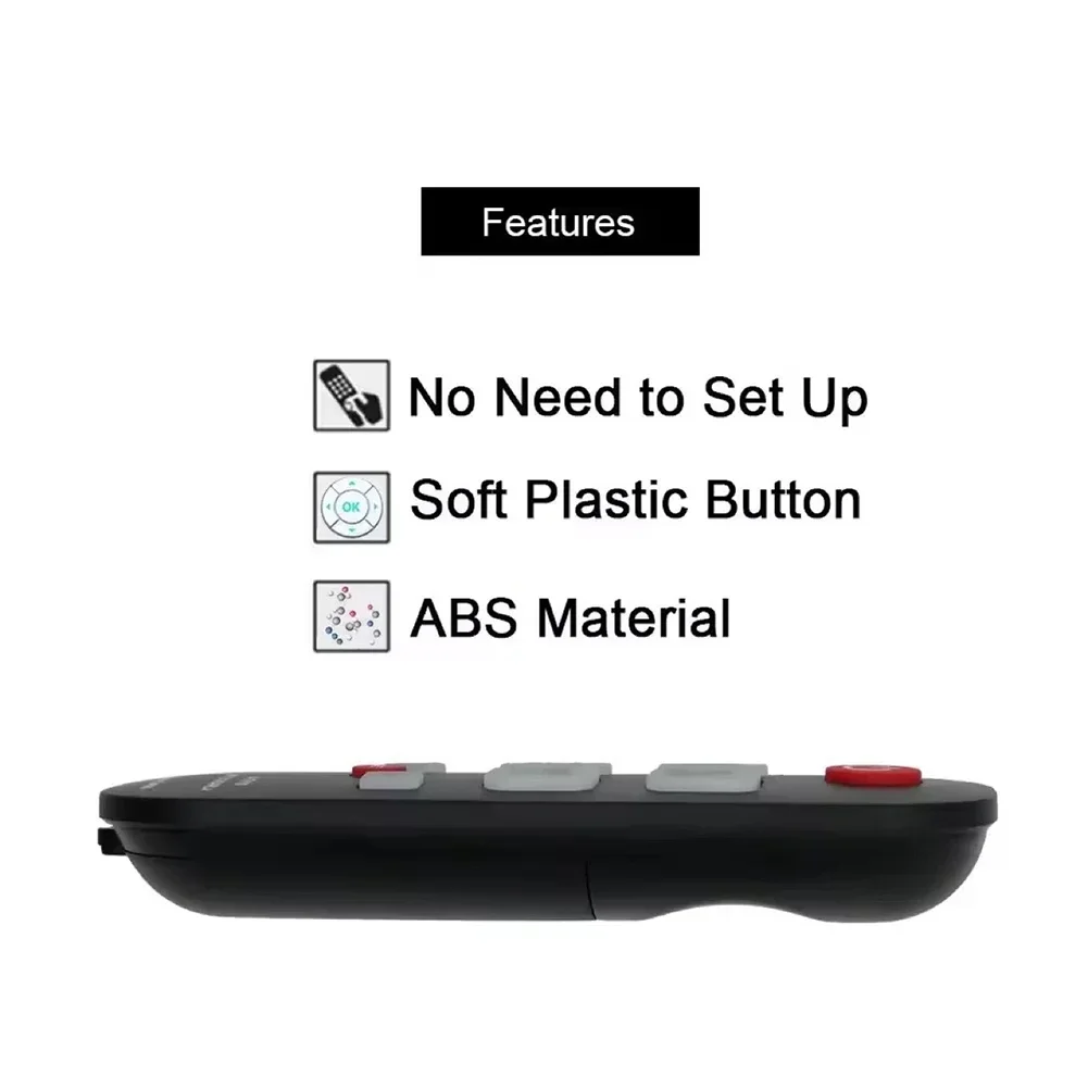 User Friendly Big Button Remote Control For Senior Citizens Auto Search And Learning Functions Compatible With Major Televisions