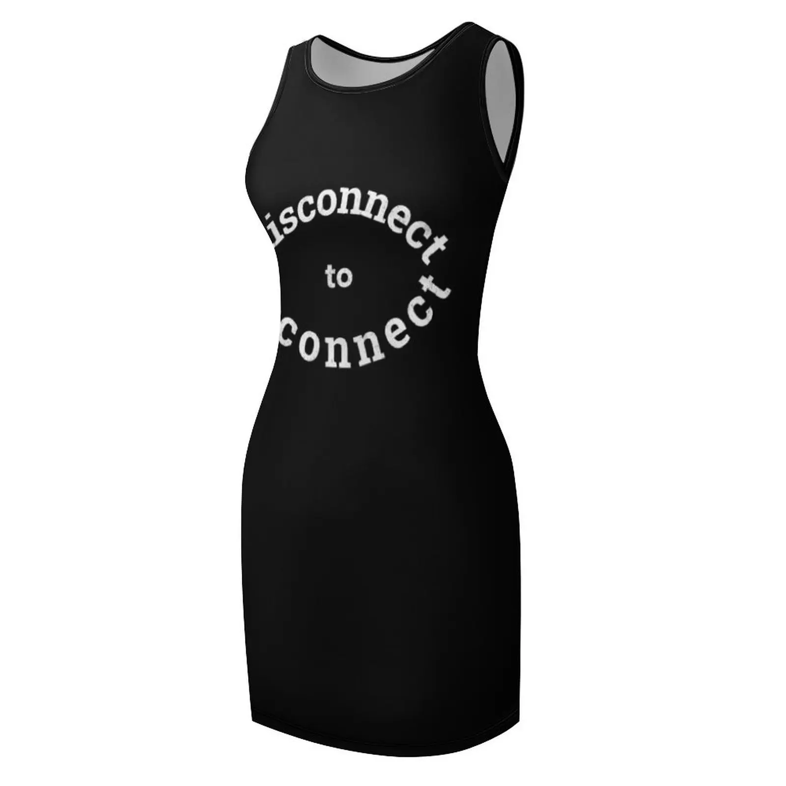 قطع الاتصال لإعادة الاتصال تي شيرت بلا أكمام فستان الشمس فساتين الصيف النسائية فستان زفاف أنيق للضيوف