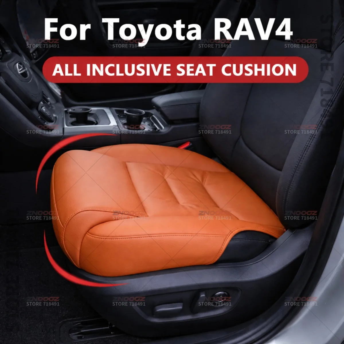 

Подушка-удлинитель для поддержки ног в сиденье автомобиля Toyota RAV4, чехол на сиденье из пены с эффектом памяти, аксессуары для интерьера