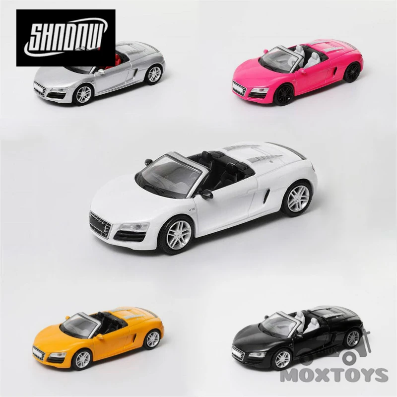 

Shadow 1:64 R8 V10 Spyde Silver / Black / Yellow / Pearl White / Barbie Pink Diecast Collector's Vehicle Model Car