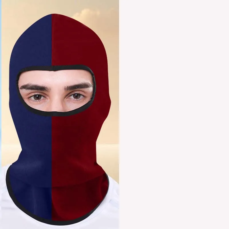 

Summer Outdoor Sports New Milk Silk Big Head Cycling Baotou Hat Two-Color Digital Printing Funny Mask Anti-Sand Motorcycle Hood