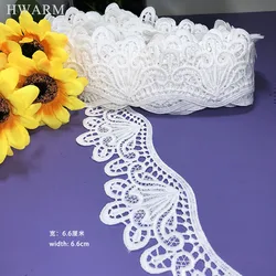 Dress Sewing New Pattern 10yard Lace Fabric Trim Accessories Embroidery Ribbon Diy Ivory Computer Milksilk Bar Code Skirt Deco