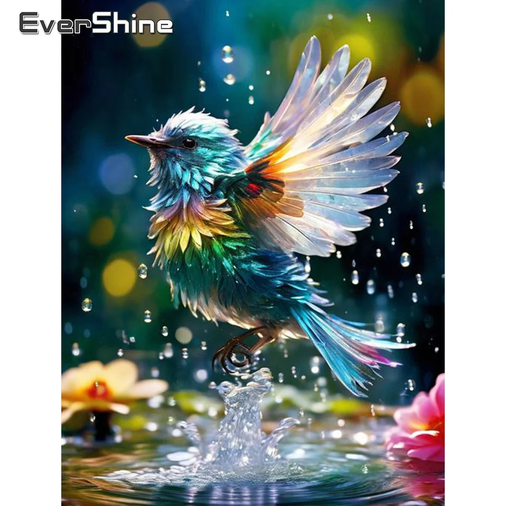 Ever shine 5d DIY Diamant Malerei Vogel Tier voller Quadrat runde Mosaik Kreuz stich Kits Stickerei handgemachtes Hobby