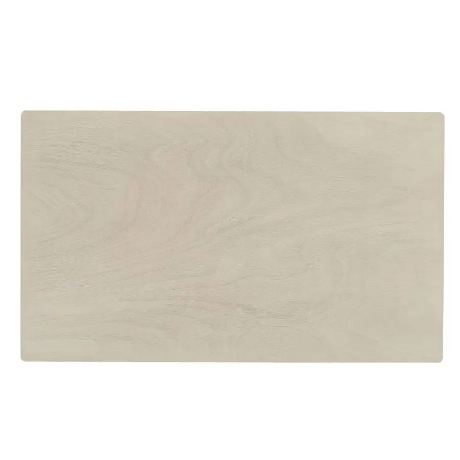 오프 화이트 색상의 페리스 고무나무 직사각형 식탁