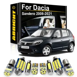 Car LED Interior Light For Dacia Sandero 1 2 3 2008 2010 2012 2015 2016 2017 2019 2020 2021 Accessories Auto Indoor Lamp Canbus