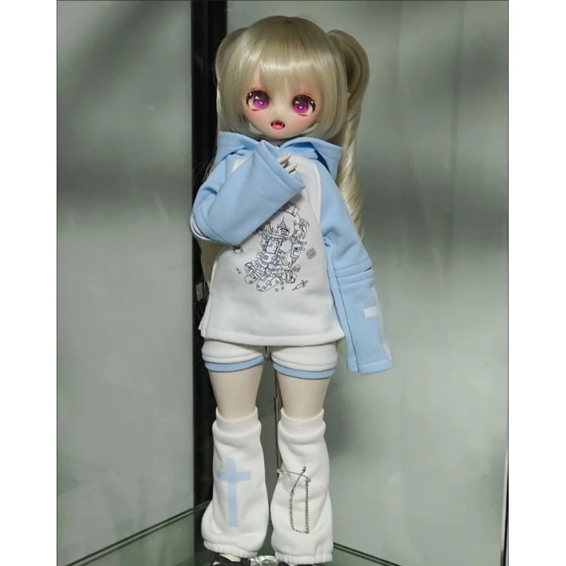 BJD 인형 옷 1/4 크기 귀여운 인형 옷 하위 문화 BJD 인형 옷 1/4 세트 인형 액세서리에 적합