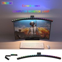 RGB 40cm/60cm Led Computer Monitor Light Bar Music Rhythm Screen Hanging Light Dimming Atmosphere Night Lamp For Game/Study/Work