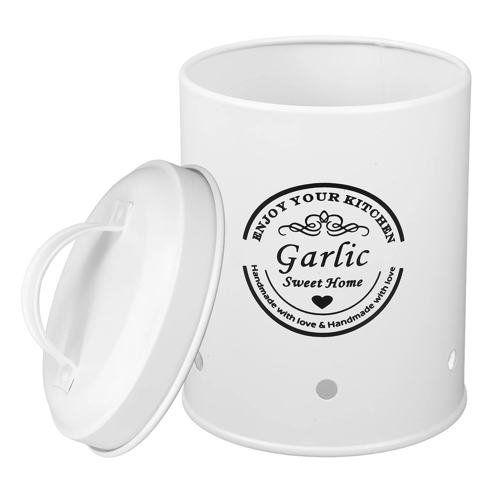 Garlic Storage Bucket Onion Jar Ginger for Home Beans Supplies Saver Potato Keeper