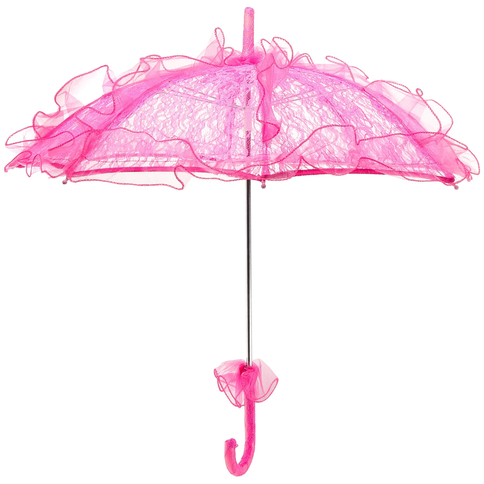 مظلة دانتيل لحفلات الزفاف، مظلة دانتيل رائعة، تصميم أنيق قوي ومتين، ديكور للتصوير الفوتوغرافي، مظلة زفاف