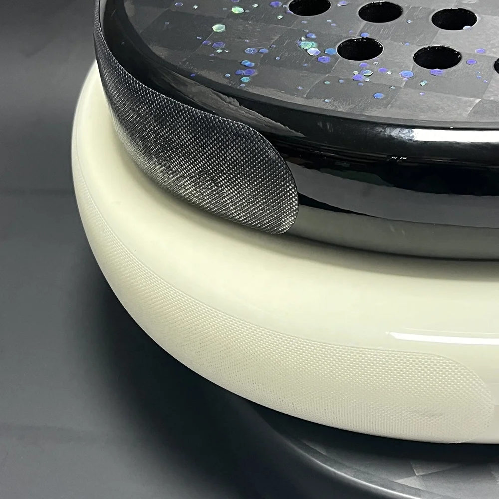 Hochwertiger transparenter TPU-Karomuster-Padel-Zubehör, Padel-Schlägerrahmen, Padel-Druckerrahmen, Schläger-Schutzband – Detail 1