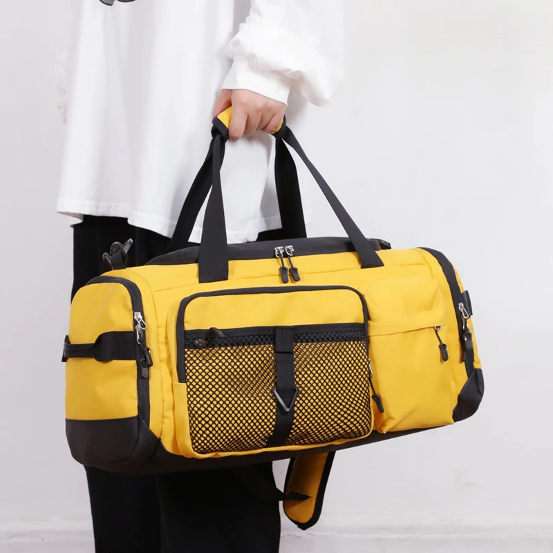 

Travel Duffel Bag with Shoes Pack Hiking Fitness Handbag Male Outdoor Camping Climbing Swimming Single Shoulder Yoga Gym Satchel