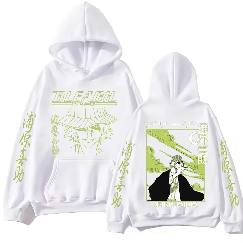 Bleach Hoodie Oversized Unisex sweatshirt Sports Graphic Fashion Hip Hop T-shirt Trendy Y2k Comfortable high quality Breathable