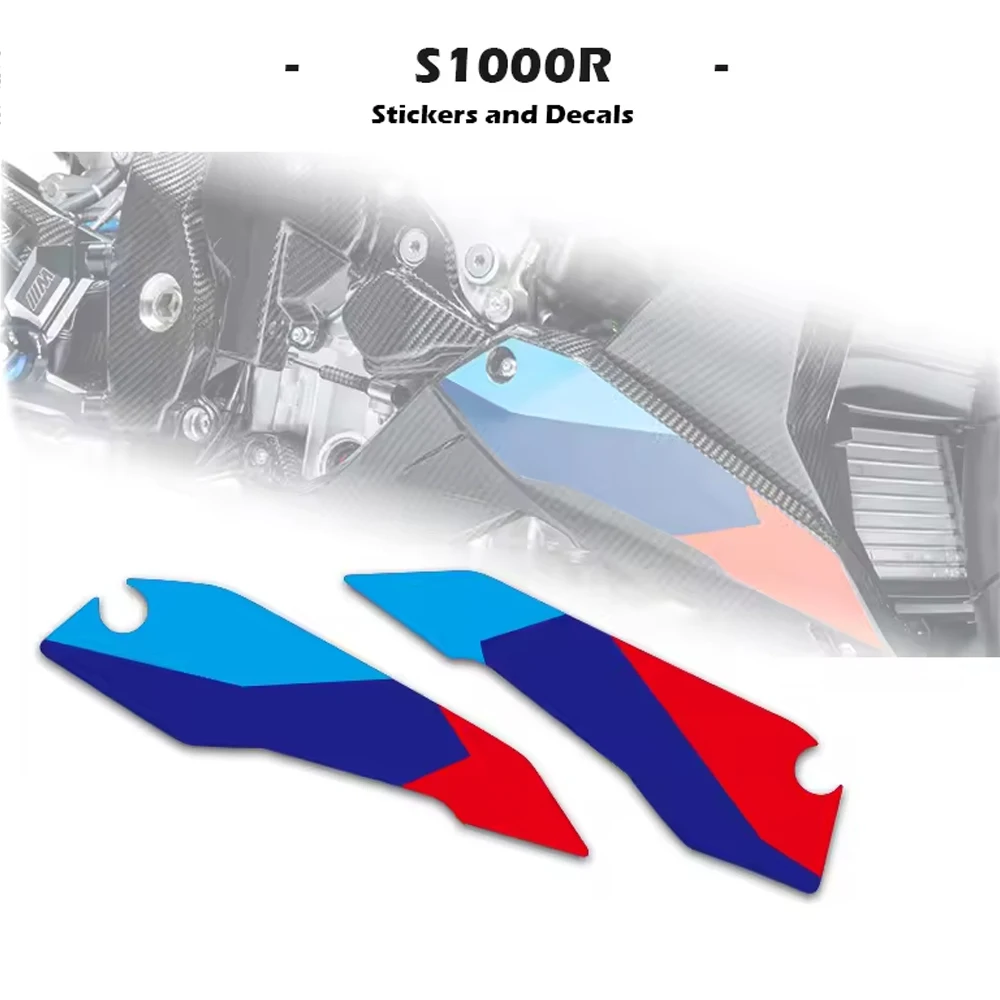 For BMW S1000R S 1000R S 1000 R Tri-color Lower Fairing Stickers Decal Motorcycle Shell Flash Point Sticker IC LOGO