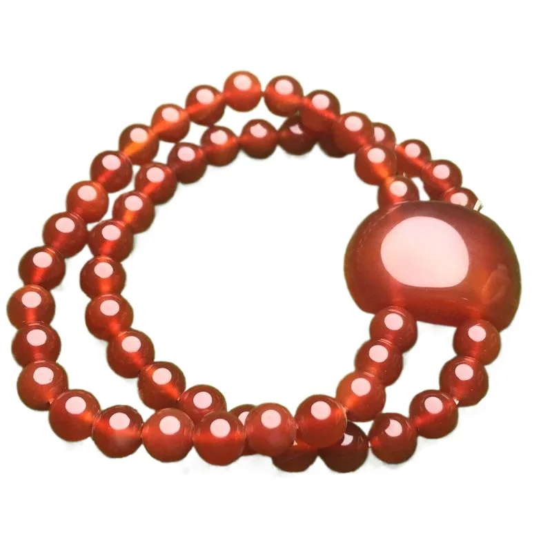 

Natural agate bracelet, the same for men and women, fashionable and versatile niche