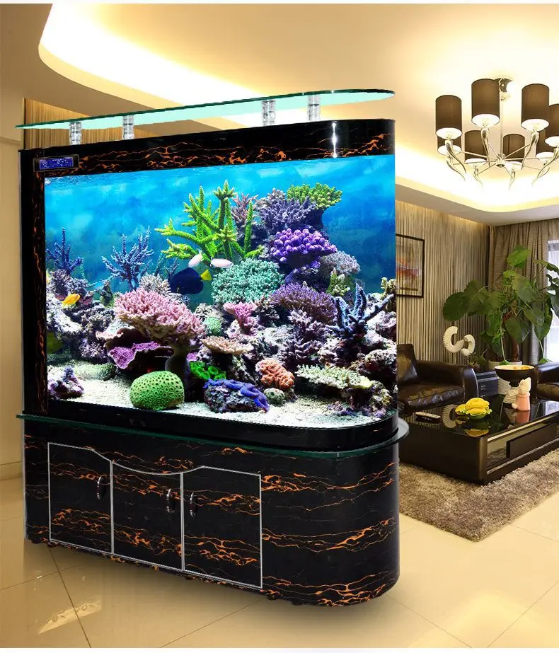 For Bottom Filter Bullet Fish Tank Integrated Household High End Floor Screen Automatic Clearance Pure Natural Free Shipping
