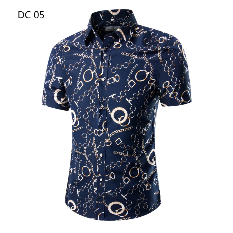 

Мужской Hawaiian Vaion irt Floral ort Sve Cotton Faion Urban Sle Summer Thin Cotton Polyester Blend Waed Fini