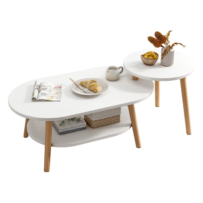 

Creative coffee table combination Simple modern living room Round Bedroom