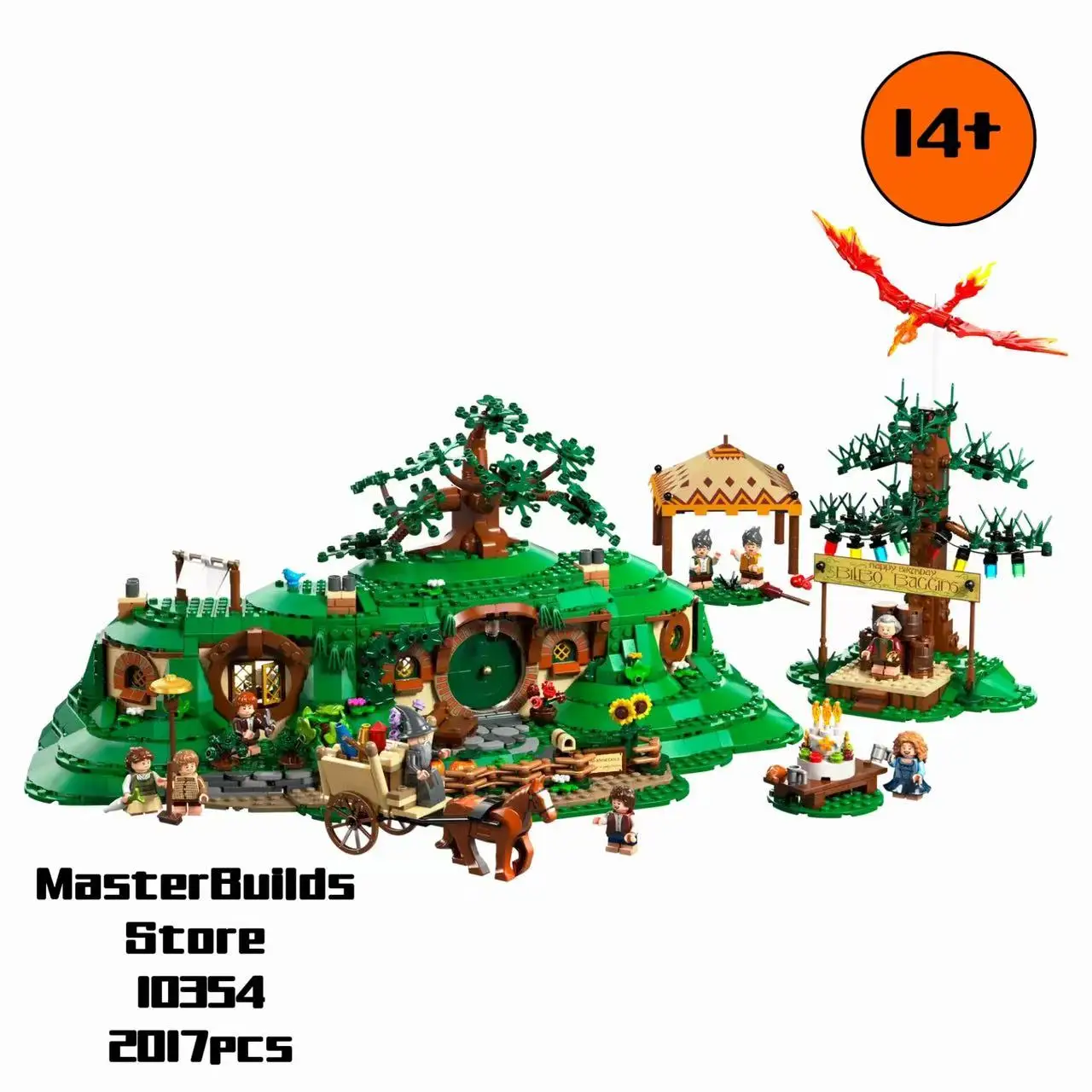 

10354 House Model Building Block Set New Product in Stock, Christmas and Birthday Gift, Halloween Gift
