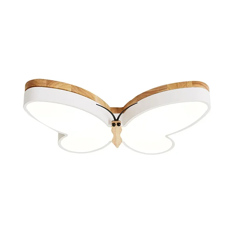 

Modern wood butterfly ceiling light chandelier Room Bedroom Boys And Girls Baby Cute kids ceiling light lights