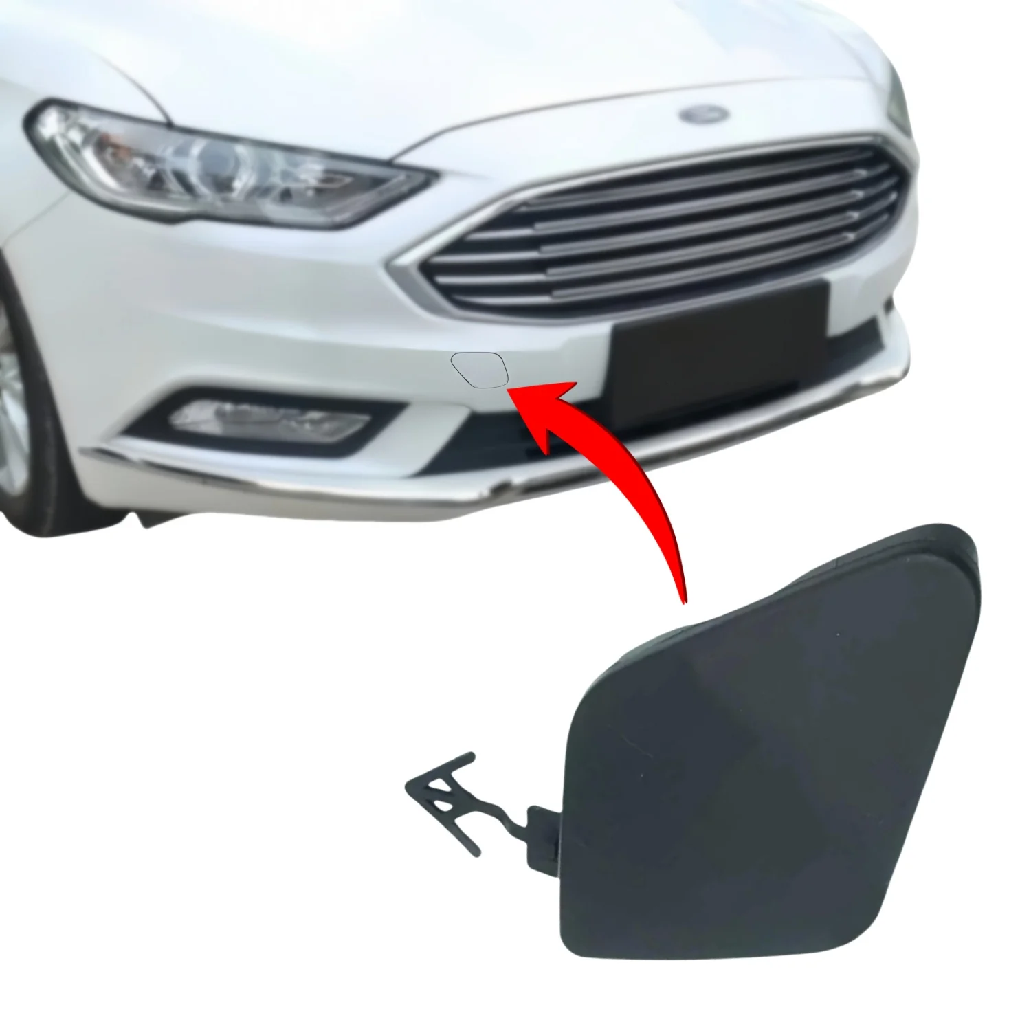 Передний бампер, буксировочный крюк, крышка крышки для Ford Fusion фьюжн/Mondeo 2019 - 2020 KS7317A989BAPRAA Передний бампер, буксировочный крюк, крышка крышки для Ford Fusion фьюжн/Mondeo 2019 - 2020 KS7317A989BAPRAA