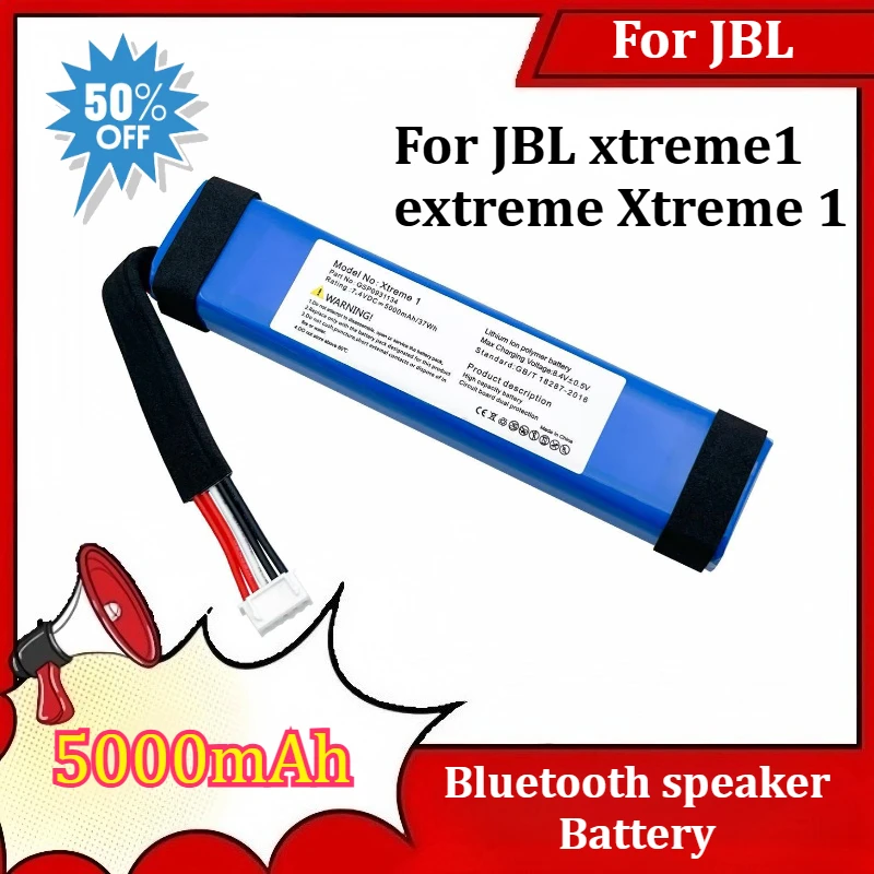 

NEW Battery 5000mAh For JBL xtreme1 extreme Xtreme 1 GSP0931134 37.0Wh Batterie
