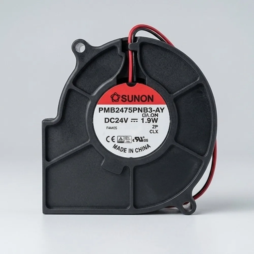 For SUNON PMB2475PNB3-AY (2).GN DC24V 1.9W 2-Wire Turbo Cooling Fan