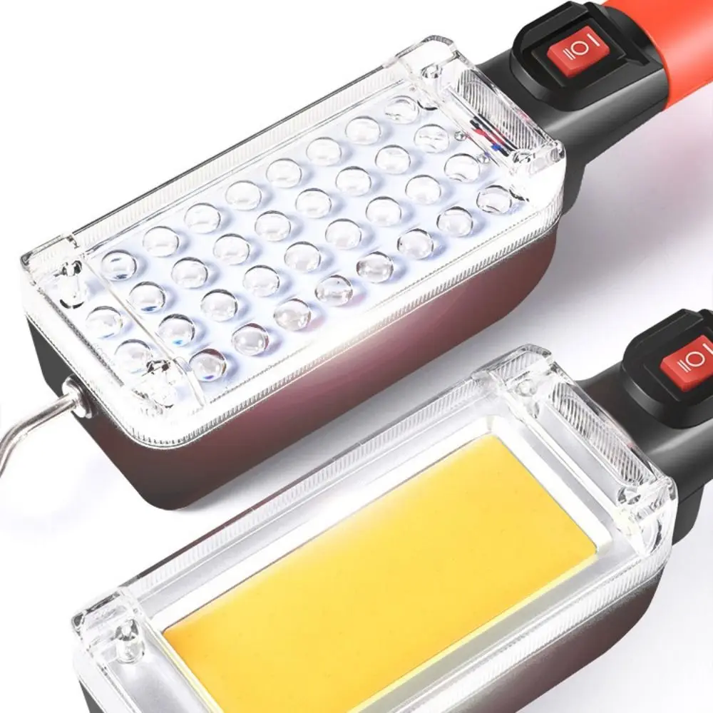 Portable Waterproof LED Work Light High Power USB Rechargeable Rechargeable Lamp With Hook COB Floodlight Working Lamp