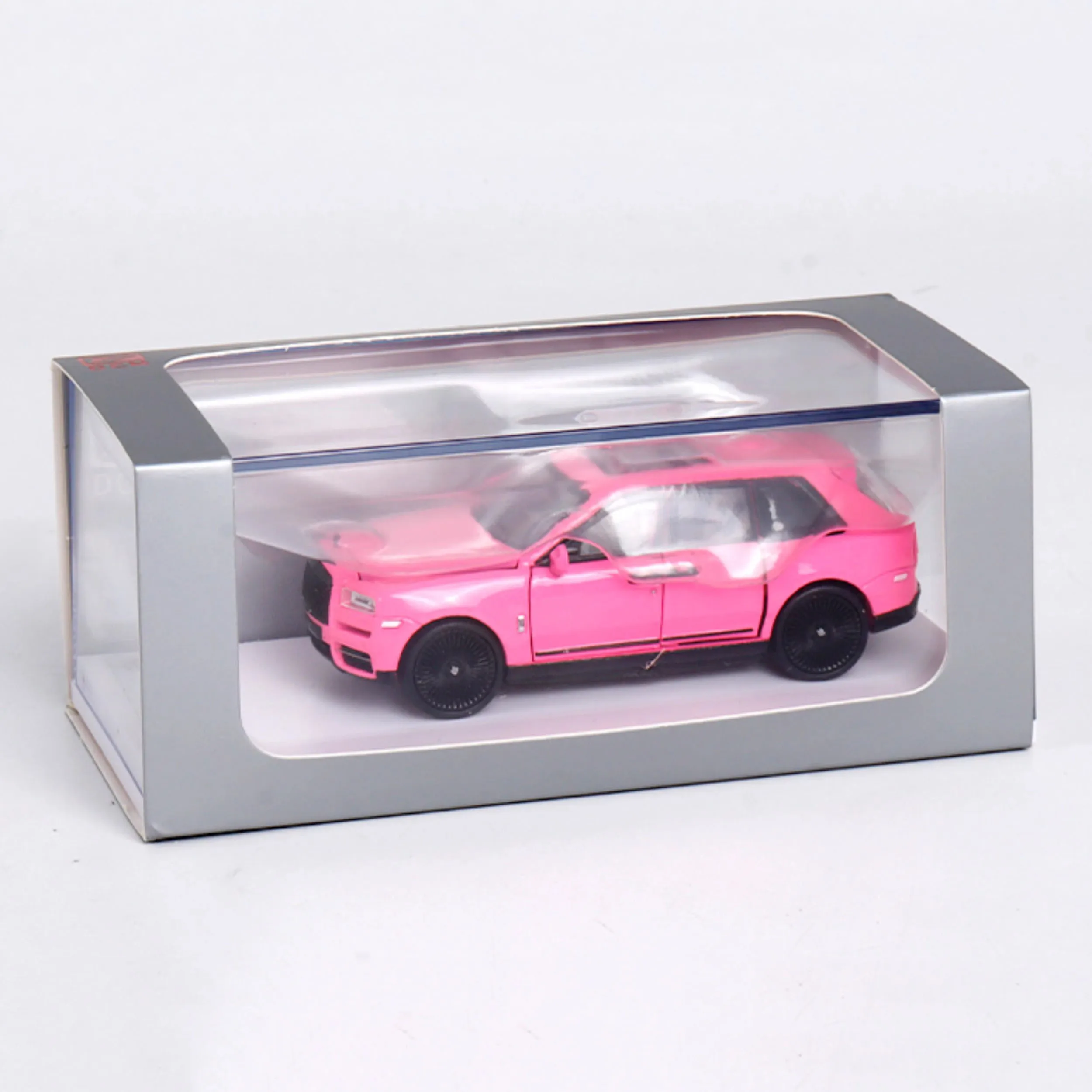 DCM 1:64 Collection Cullinan Simulation Alloy Fully Open Car Model Pink