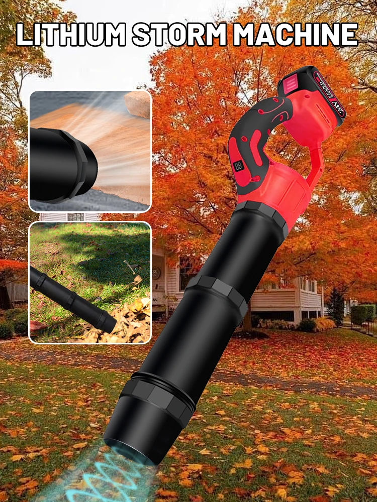 

32000RPM Garden Tool Cordless Electric High Power Air Blower Portable Fan Leaf Snow Air blow gun Cleaner For Makita 21V Battery