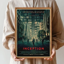 Vintage Poster Inception classic movie poster retro kraft paper drawing core retro poster