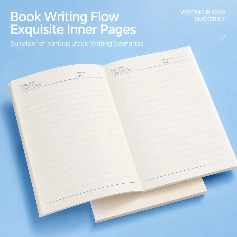 A5 Notebook Refill Blank / Lined Replacement Insert Inner Page Replacement Sketch Draft Design 200 Pages Sketch Paper