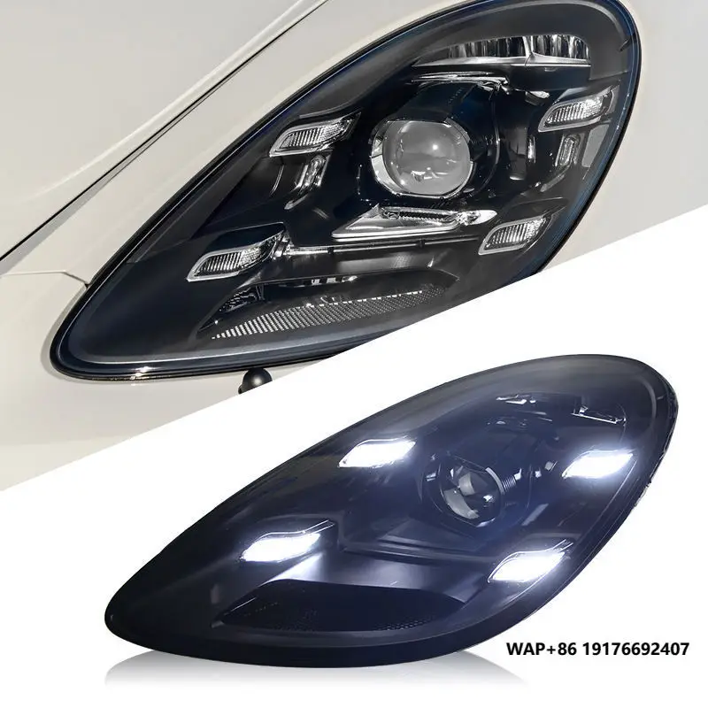 

For 2016-2023 718 Cayman Boxster Headlight Assembly | Modified LED Matrix Headlights
