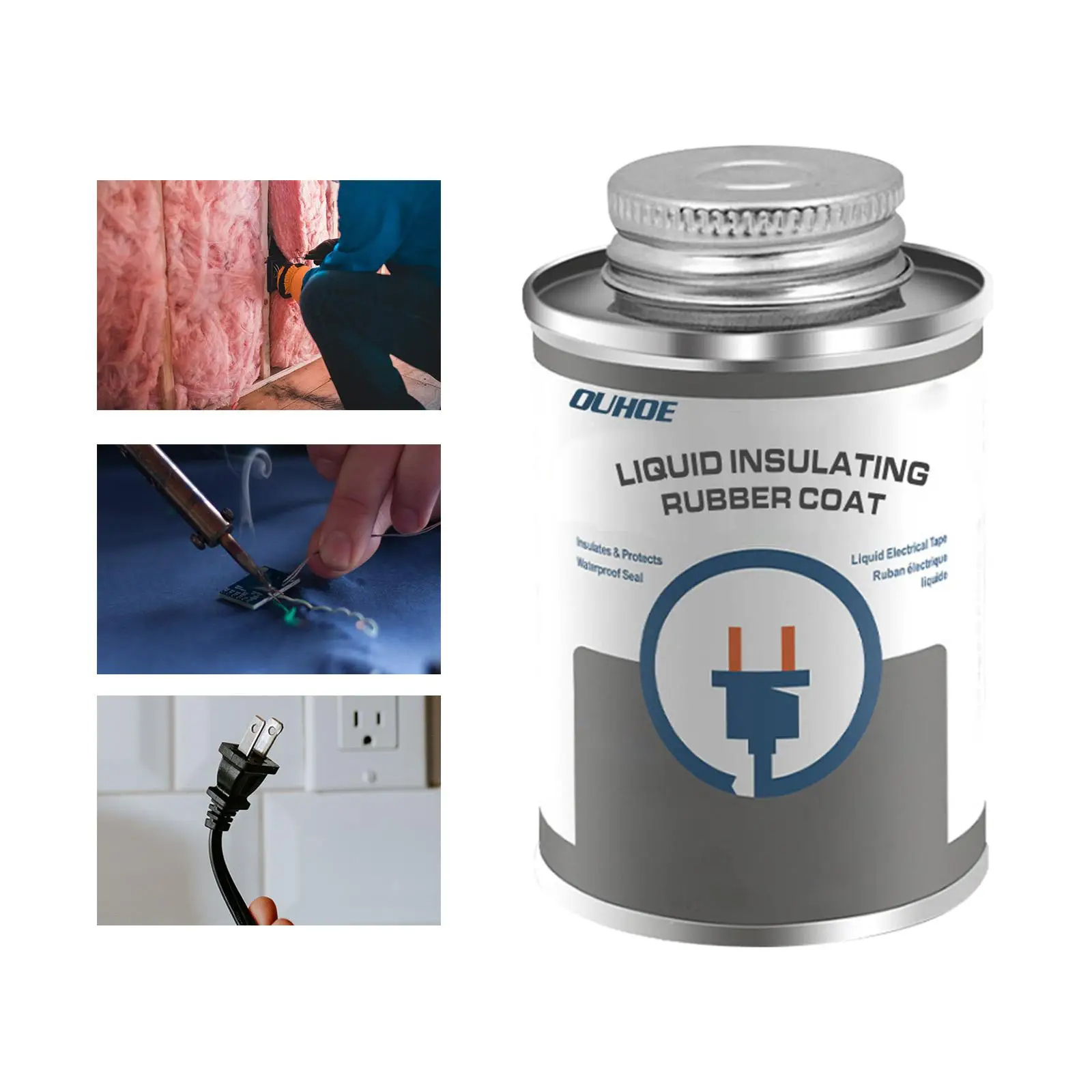 4.4oz Liquid Insulation Electrical , Sealing Flame Retardant, Insulating, Electronic Sealant for Outdoor