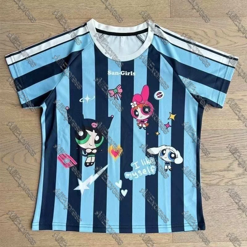 

25/26 Latest Hot Sale Cartoon Soccer Badminton Jersey T-shirt Same Sports Training Clothes for Adults Kids Men's Ladies Tops