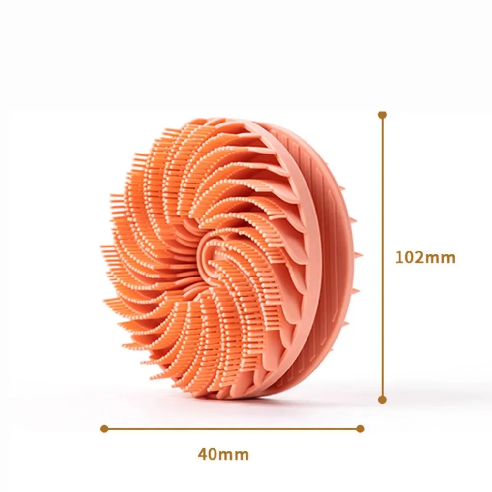 لينة سيليكون منظف الجسم فروة الرأس التقشير غير مزعجة الجسم غسل مدلك حمام فرشاة اغتسال سنفرة الجسم العناية بالبشرة حمام أداة